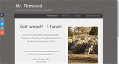 Desktop Screenshot of mrfirewooddexter.com